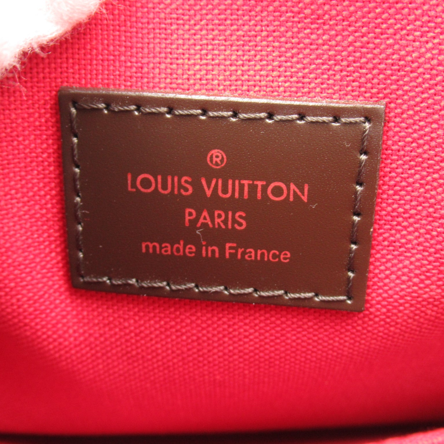 LOUIS VUITTON Damier Veron PM金扣手挽袋/肩背袋啡色
