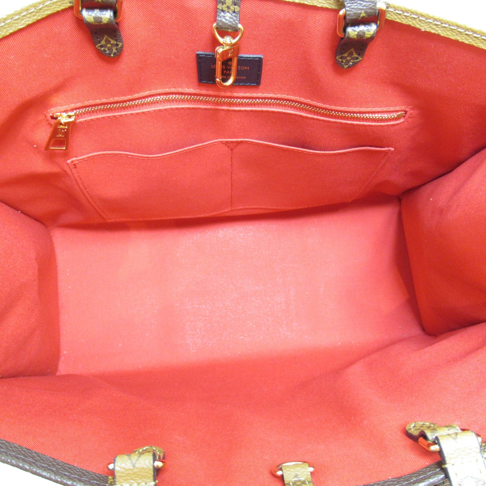 LOUIS VUITTON Monogram Giant On the go手挽肩背两用袋啡色