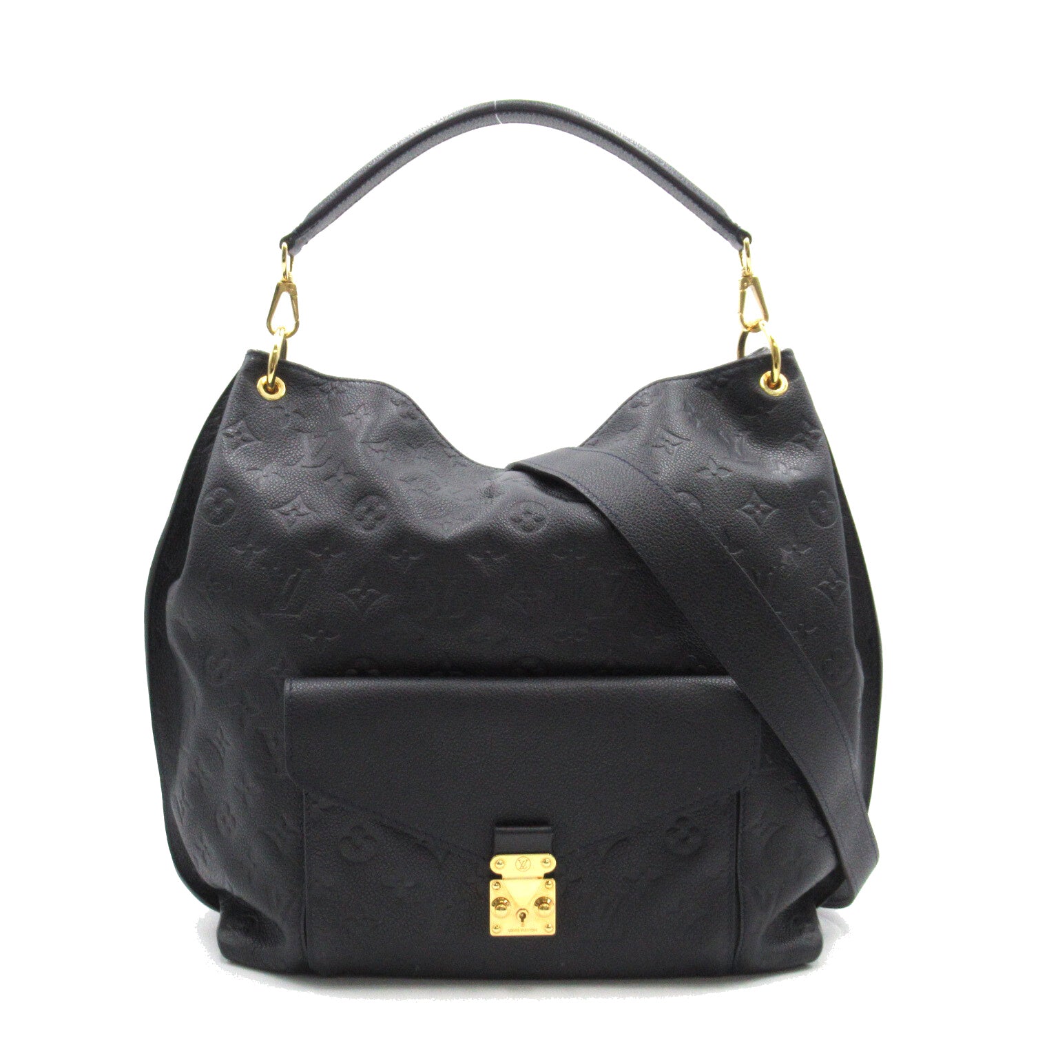 LOUIS VUITTON Monogram Empreinte Metis手挽肩背兩用袋Noir/黑色