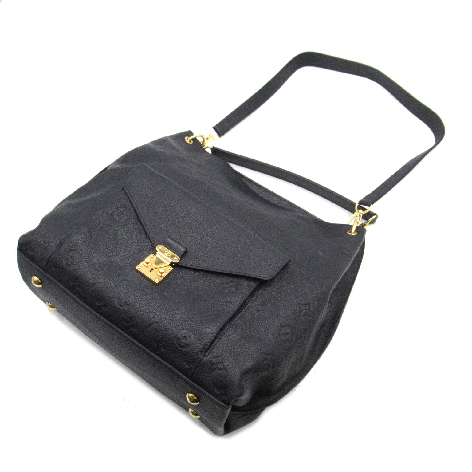 LOUIS VUITTON Monogram Empreinte Metis手挽肩背兩用袋Noir/黑色