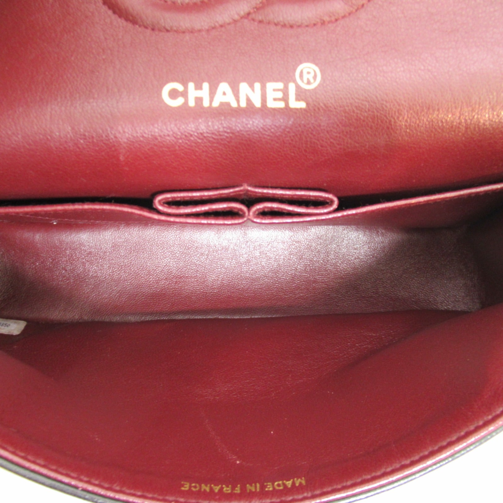 CHANEL 菱格羊皮皮革Chain Shoulder金扣肩背袋黑色