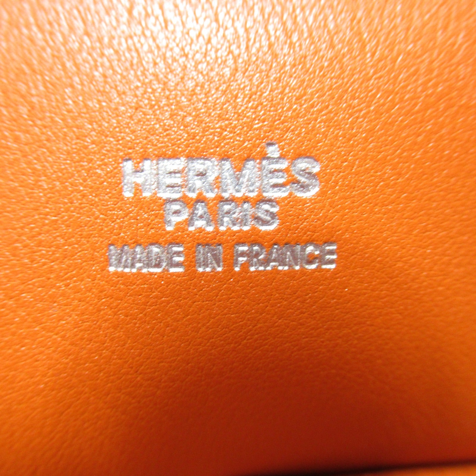 HERMES Swift皮革Plume 28銀扣手挽袋/肩背袋橙色/彩色