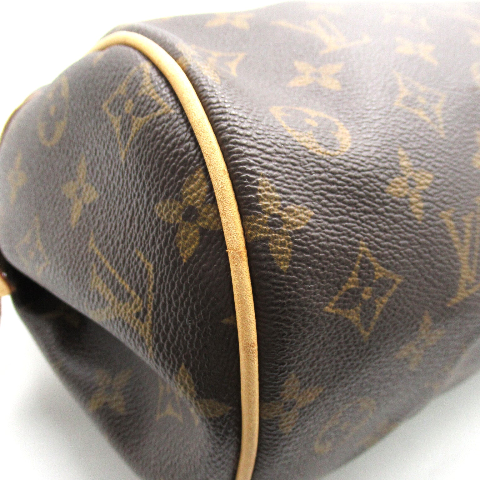 LOUIS VUITTON Monogram Montorgueil GM金扣肩背袋啡色
