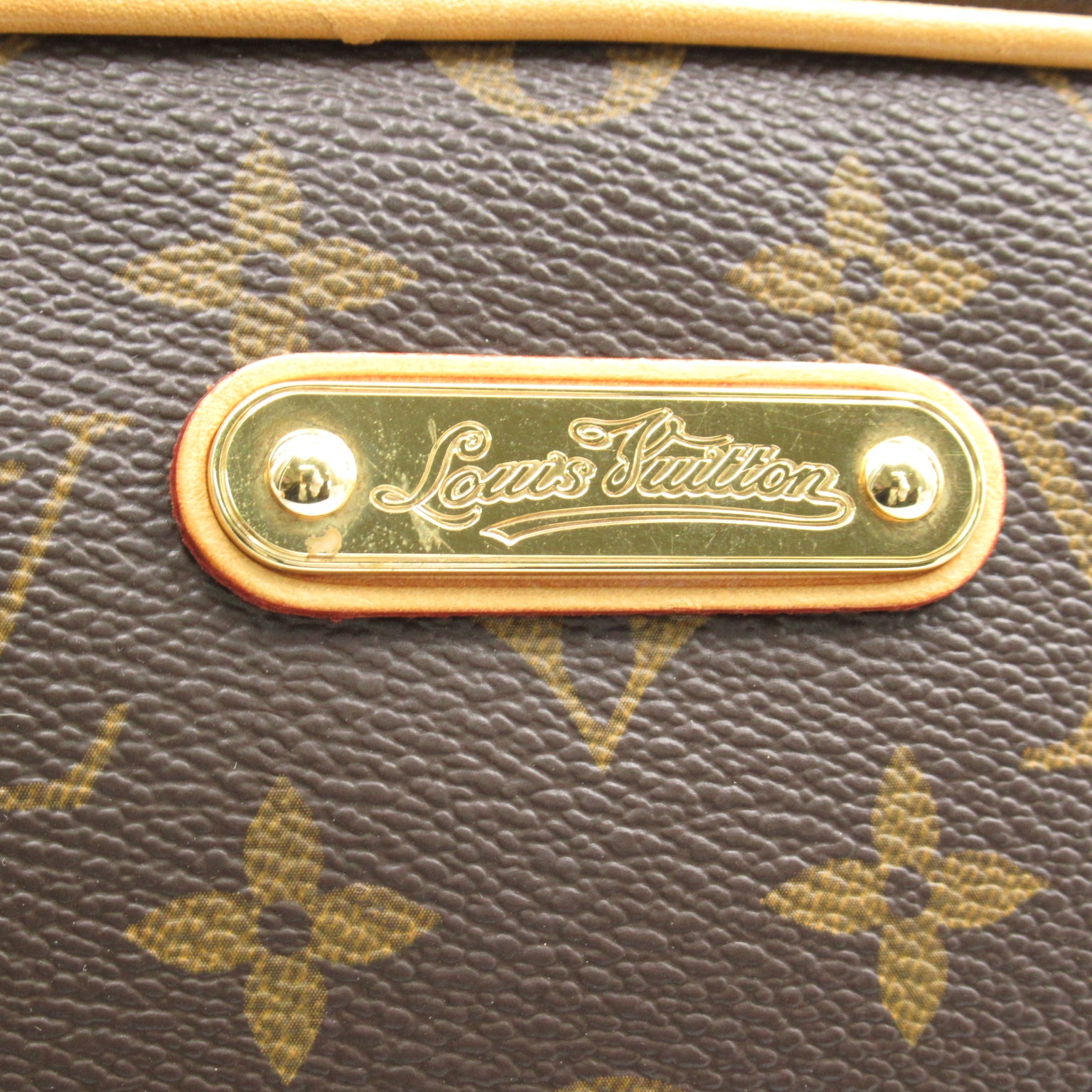 LOUIS VUITTON Monogram Montorgueil GM金扣肩背袋啡色