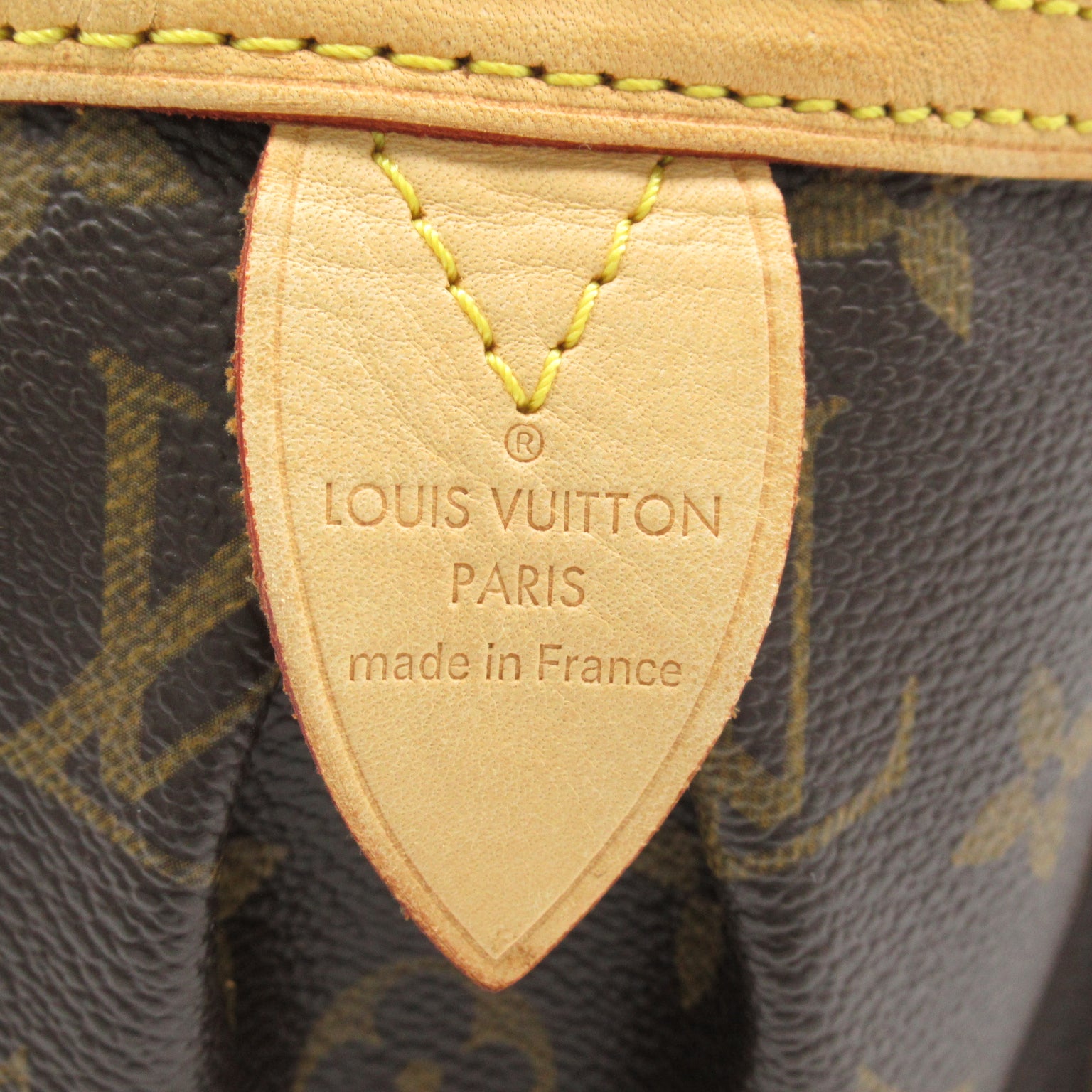 LOUIS VUITTON Monogram Montorgueil GM金扣肩背袋啡色