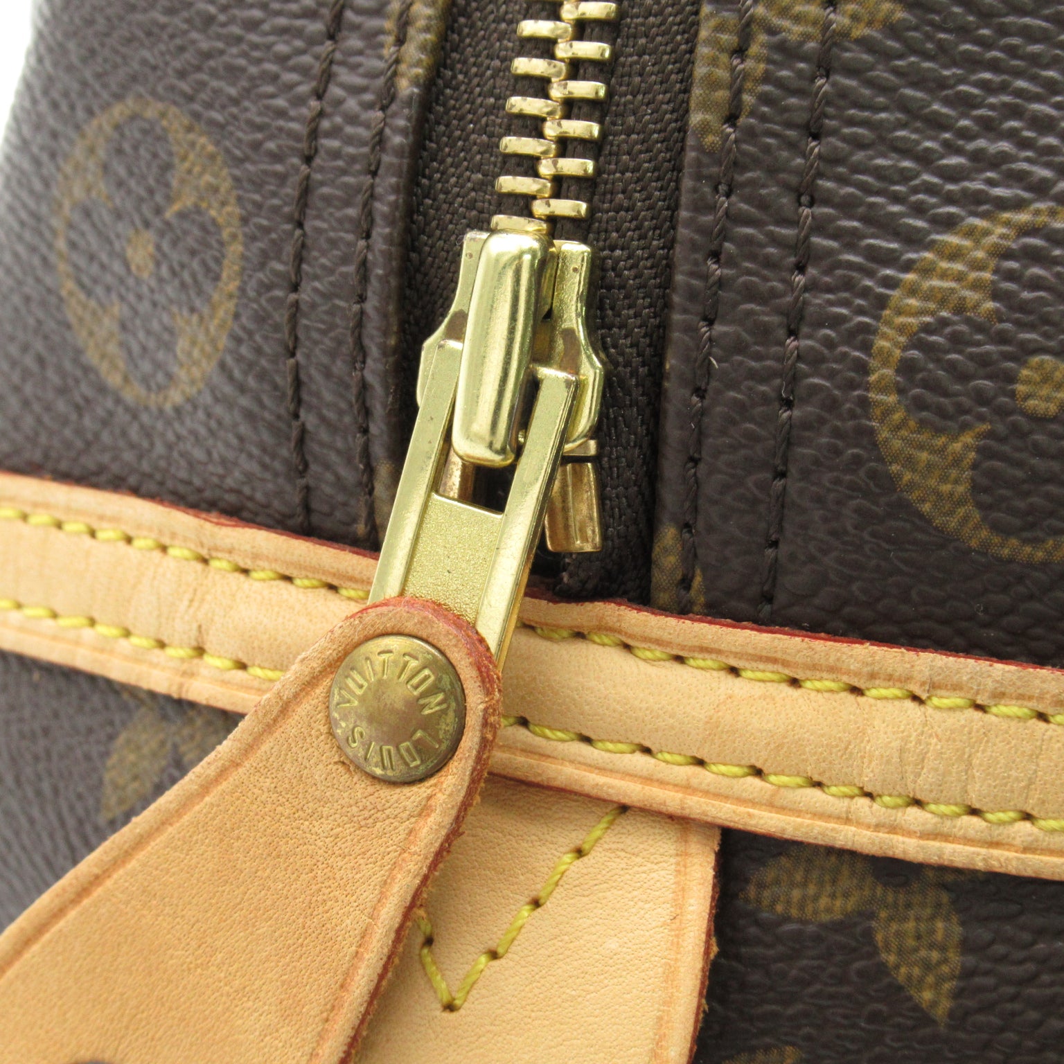 LOUIS VUITTON Monogram Montorgueil GM金扣肩背袋啡色