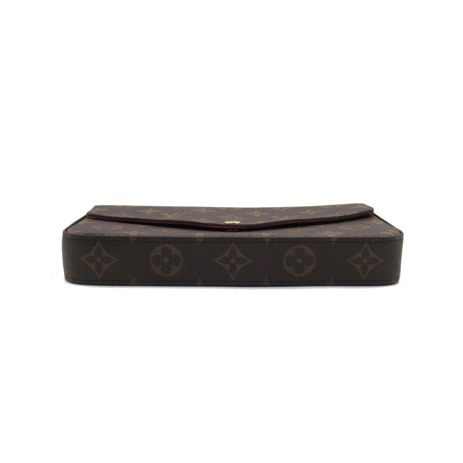 LOUIS VUITTON Monogram Felicie Pochette金扣肩背袋啡色