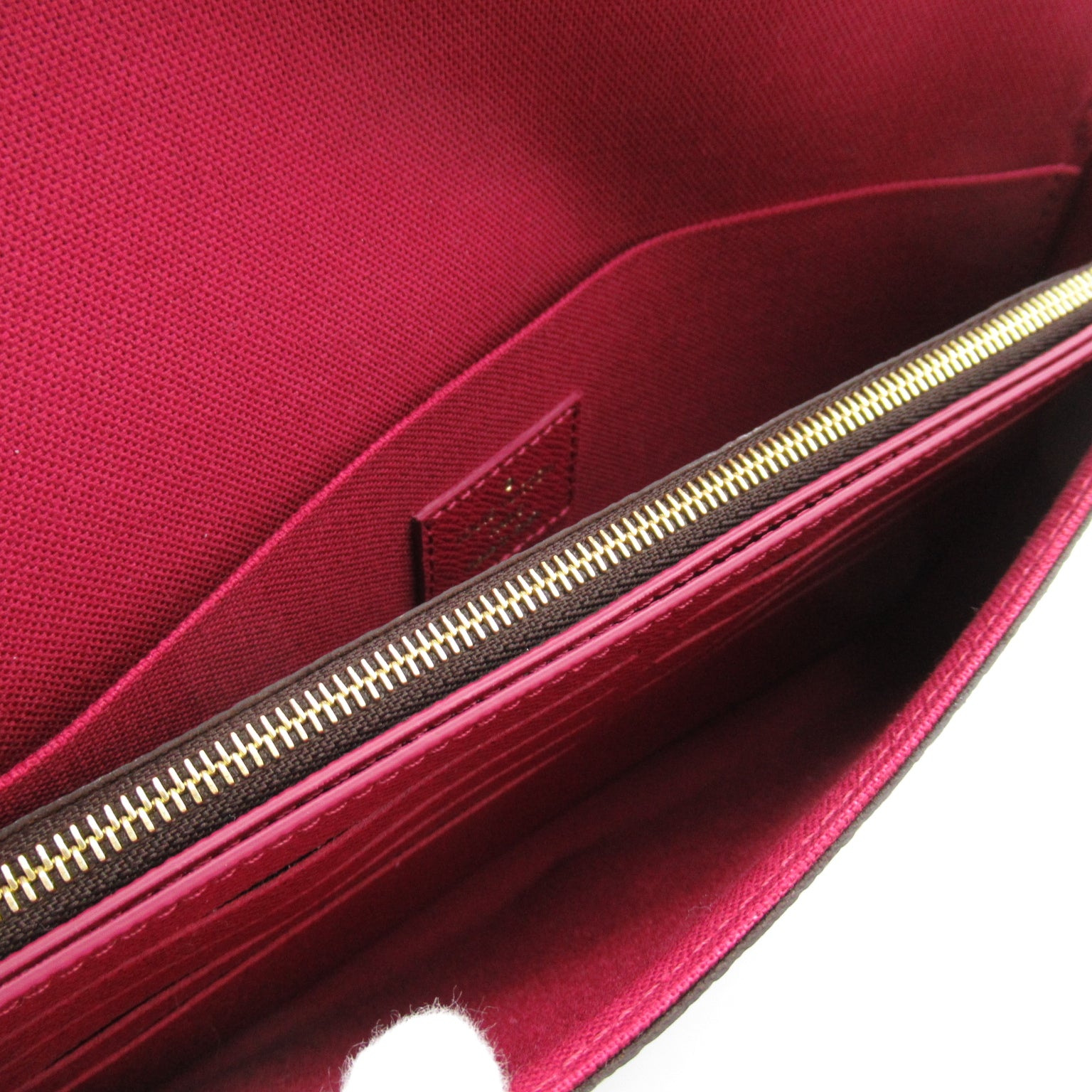 LOUIS VUITTON Monogram Felicie Pochette金扣肩背袋啡色