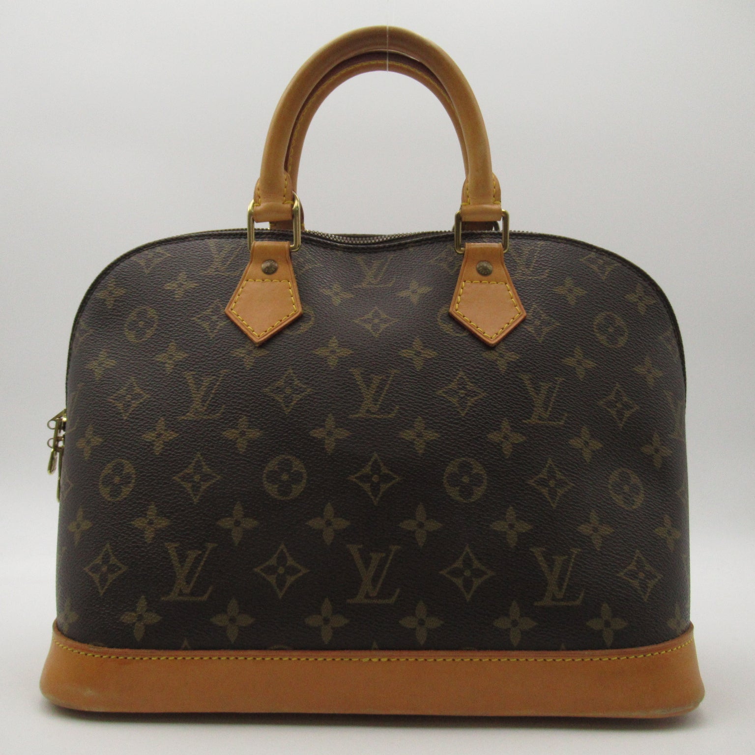LOUIS VUITTON 【激減優惠】Monogram Alma金扣手挽袋啡色