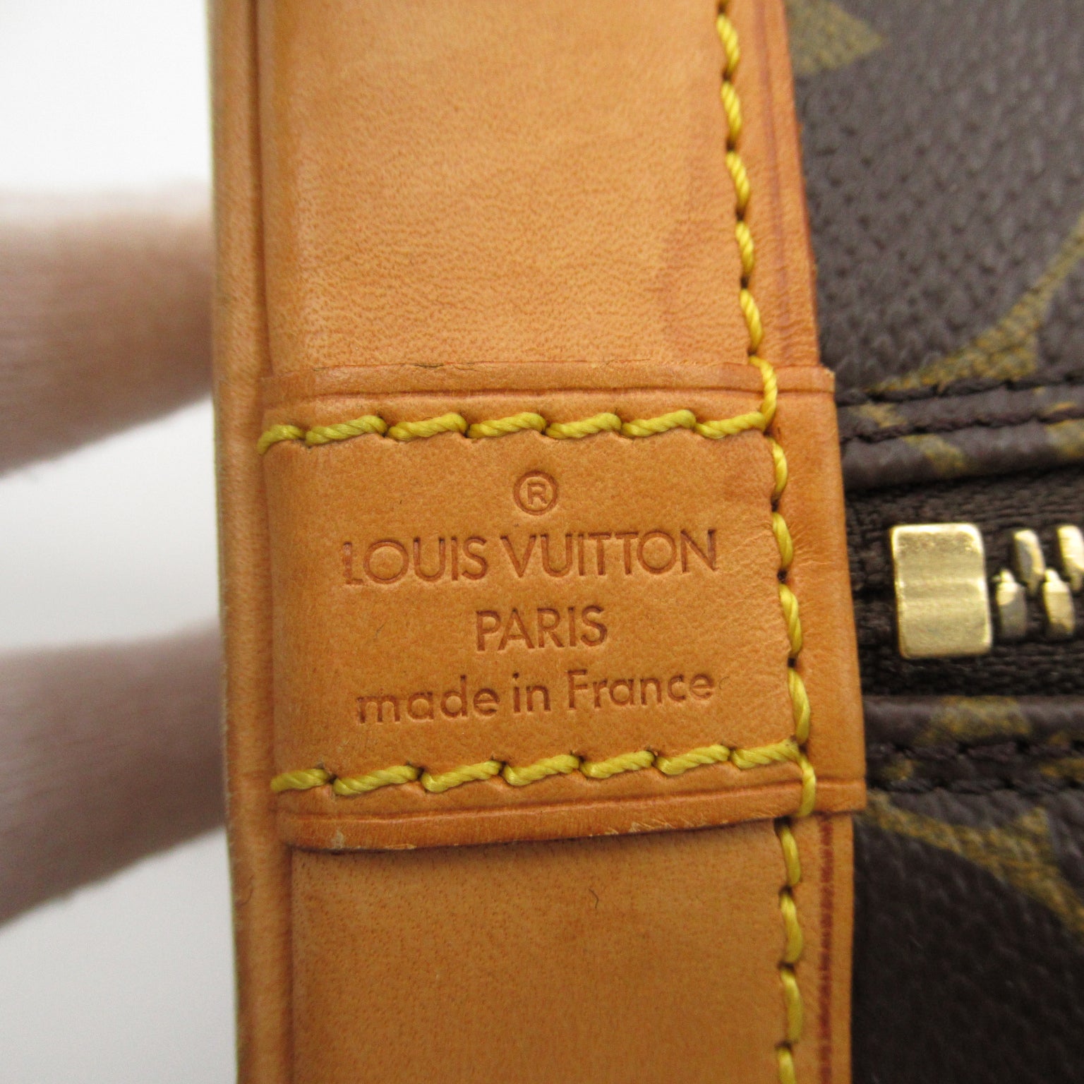 LOUIS VUITTON 【激減優惠】Monogram Alma金扣手挽袋啡色