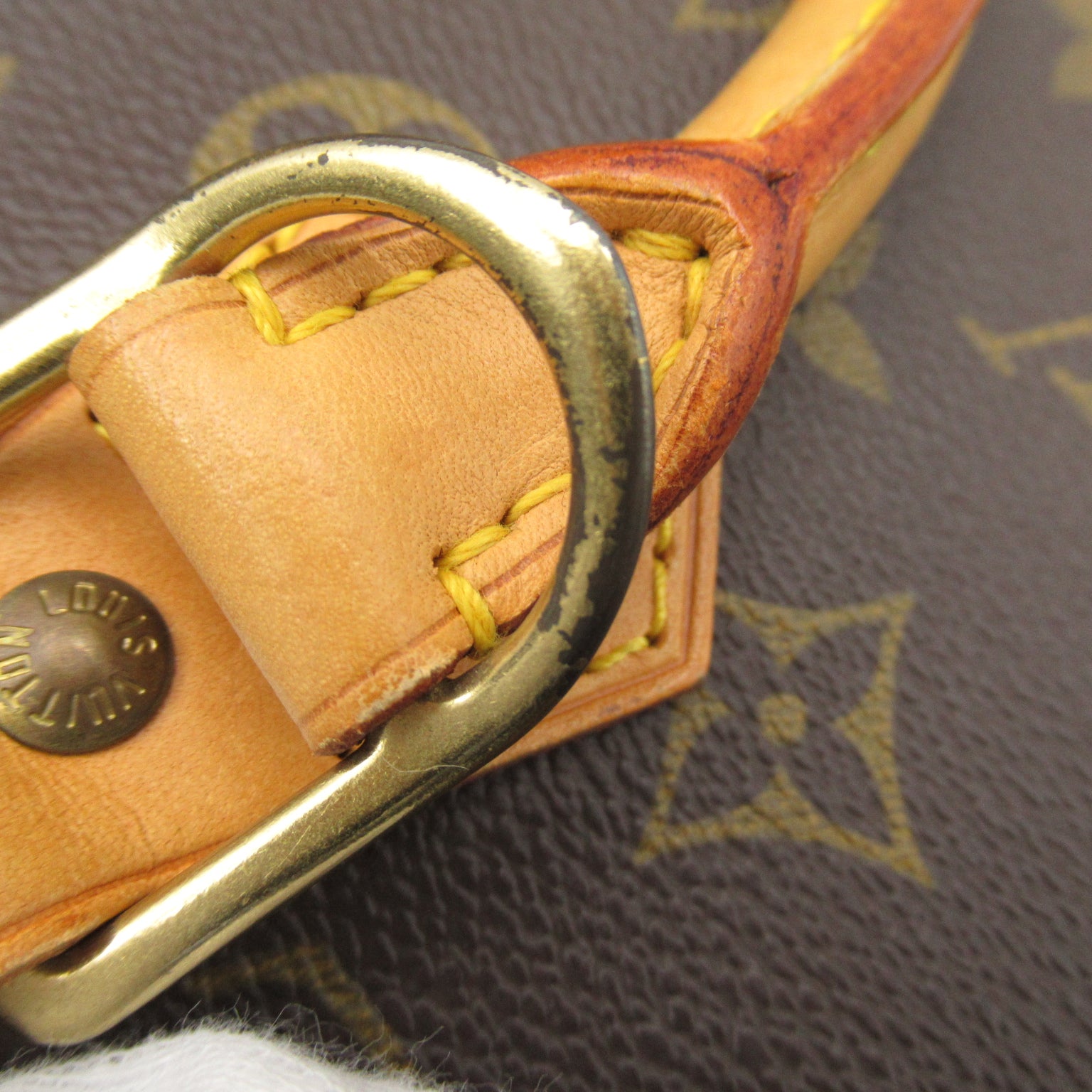 LOUIS VUITTON 【激減優惠】Monogram Alma金扣手挽袋啡色