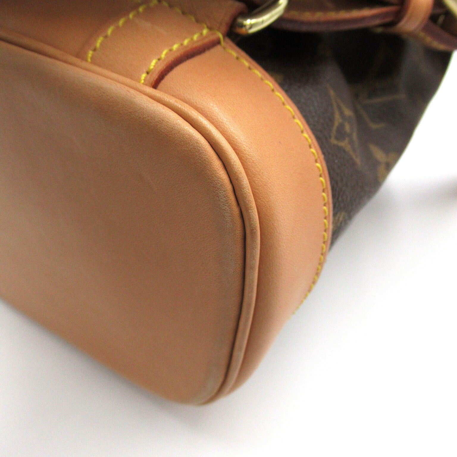 LOUIS VUITTON Monogram Montsouris MM Rucksack金扣背包啡色