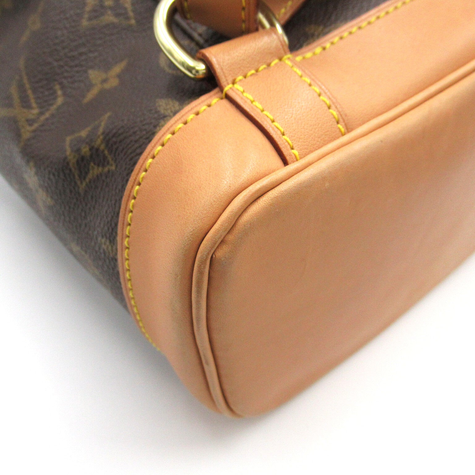 LOUIS VUITTON Monogram Montsouris MM Rucksack金扣背包啡色
