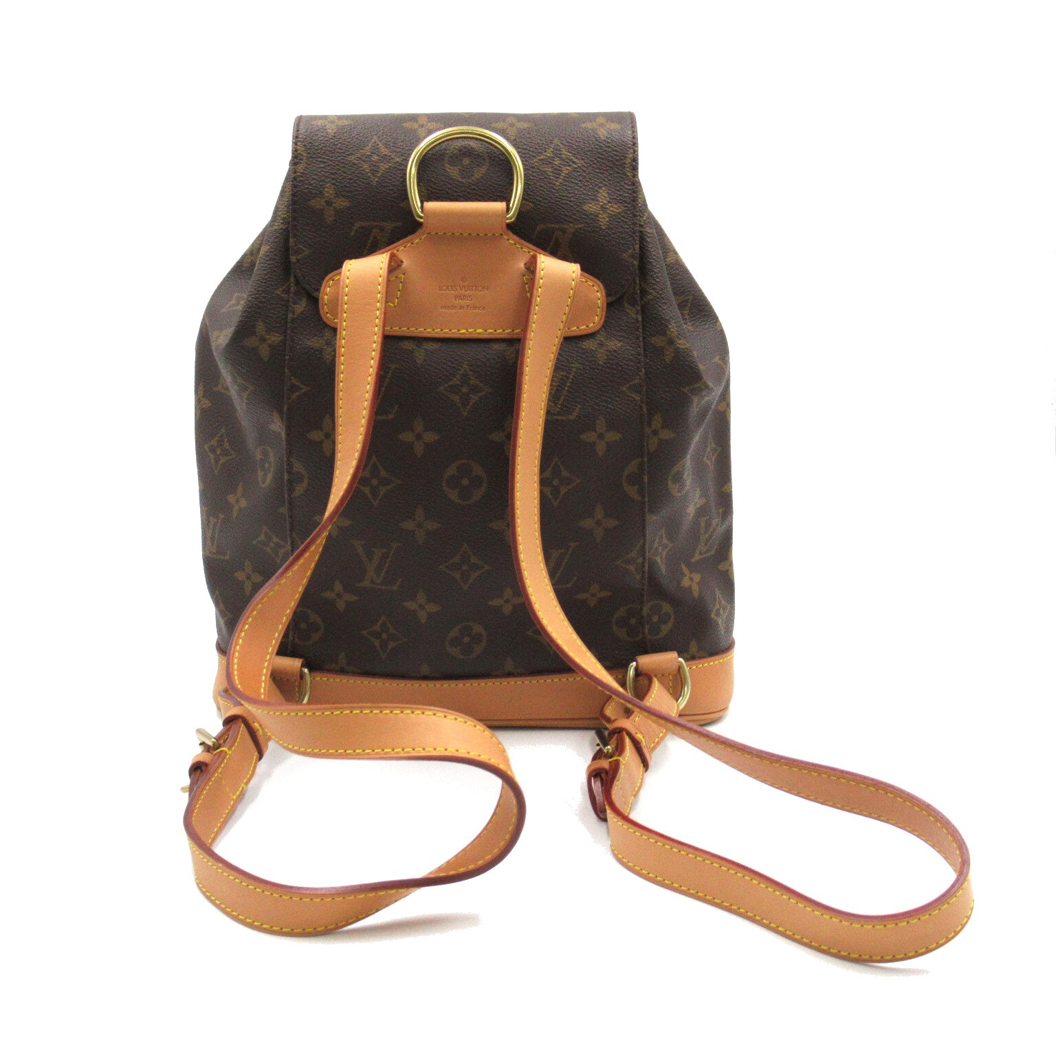 LOUIS VUITTON Monogram Montsouris MM Rucksack金扣背包啡色