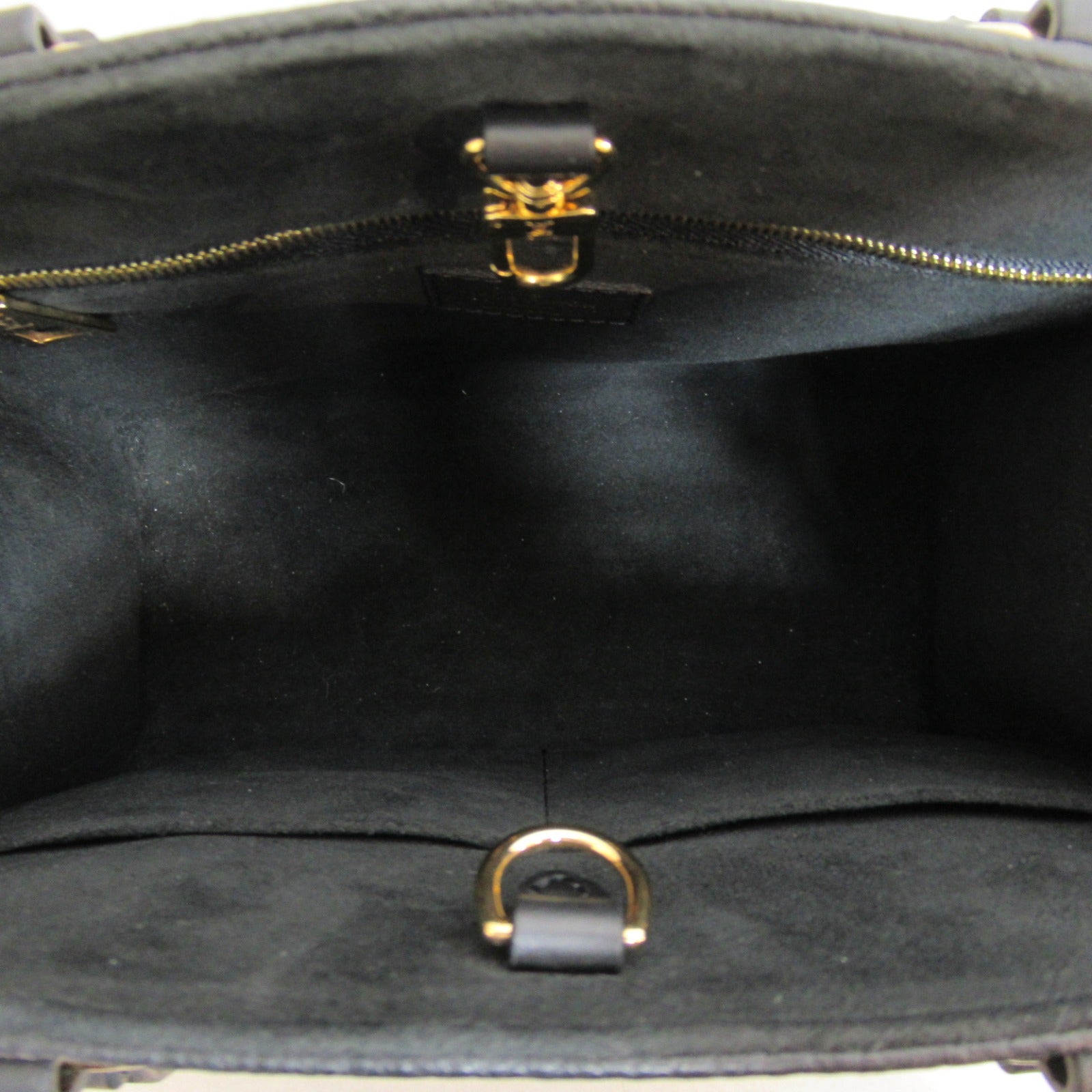 LOUIS VUITTON Monogram Empreinte OnTheGo MM手挽肩背兩用袋黑色