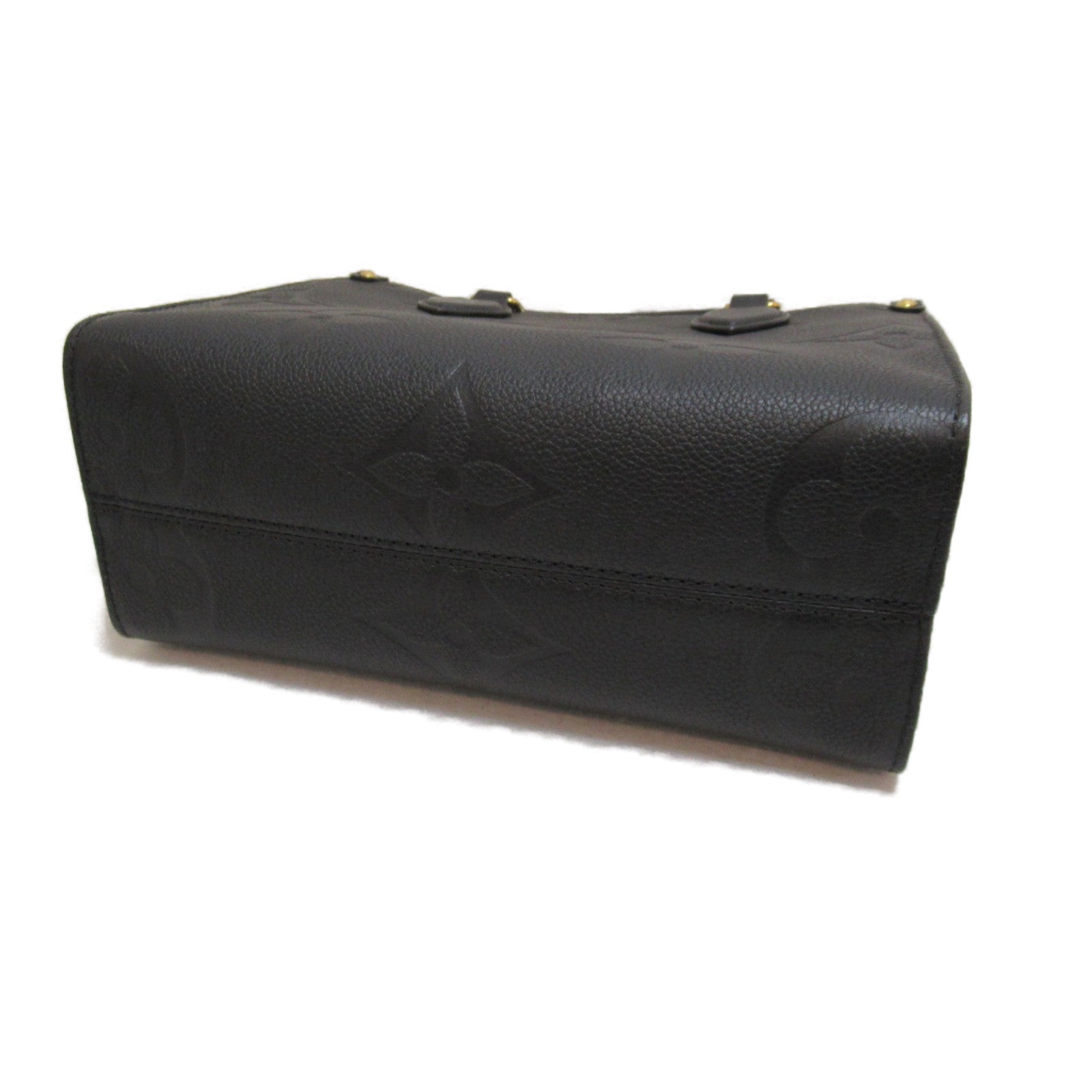 LOUIS VUITTON Monogram Empreinte OnTheGo MM手挽肩背兩用袋黑色