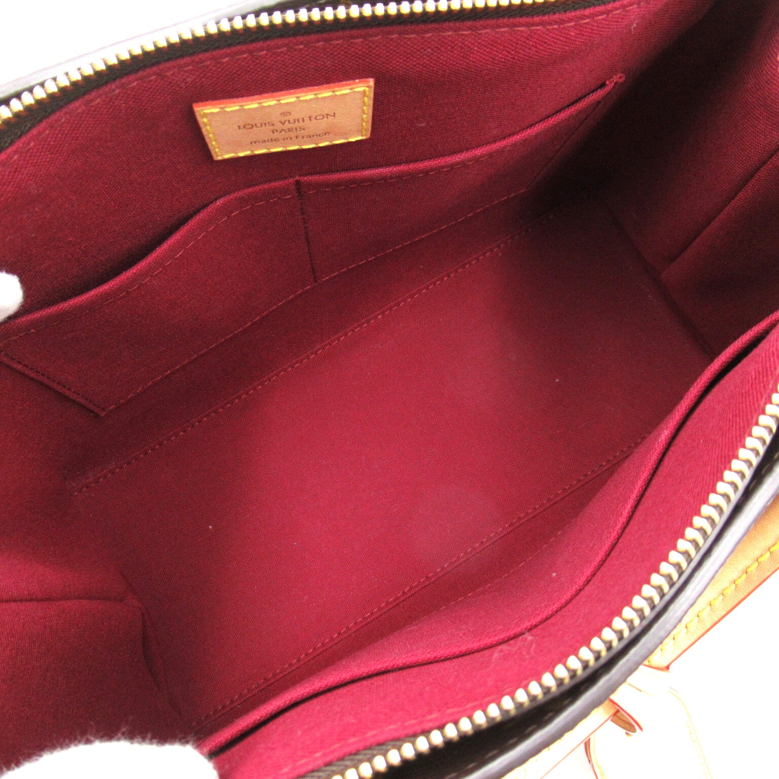 LOUIS VUITTON Monogram Petit Palais PM金扣手提袋啡色