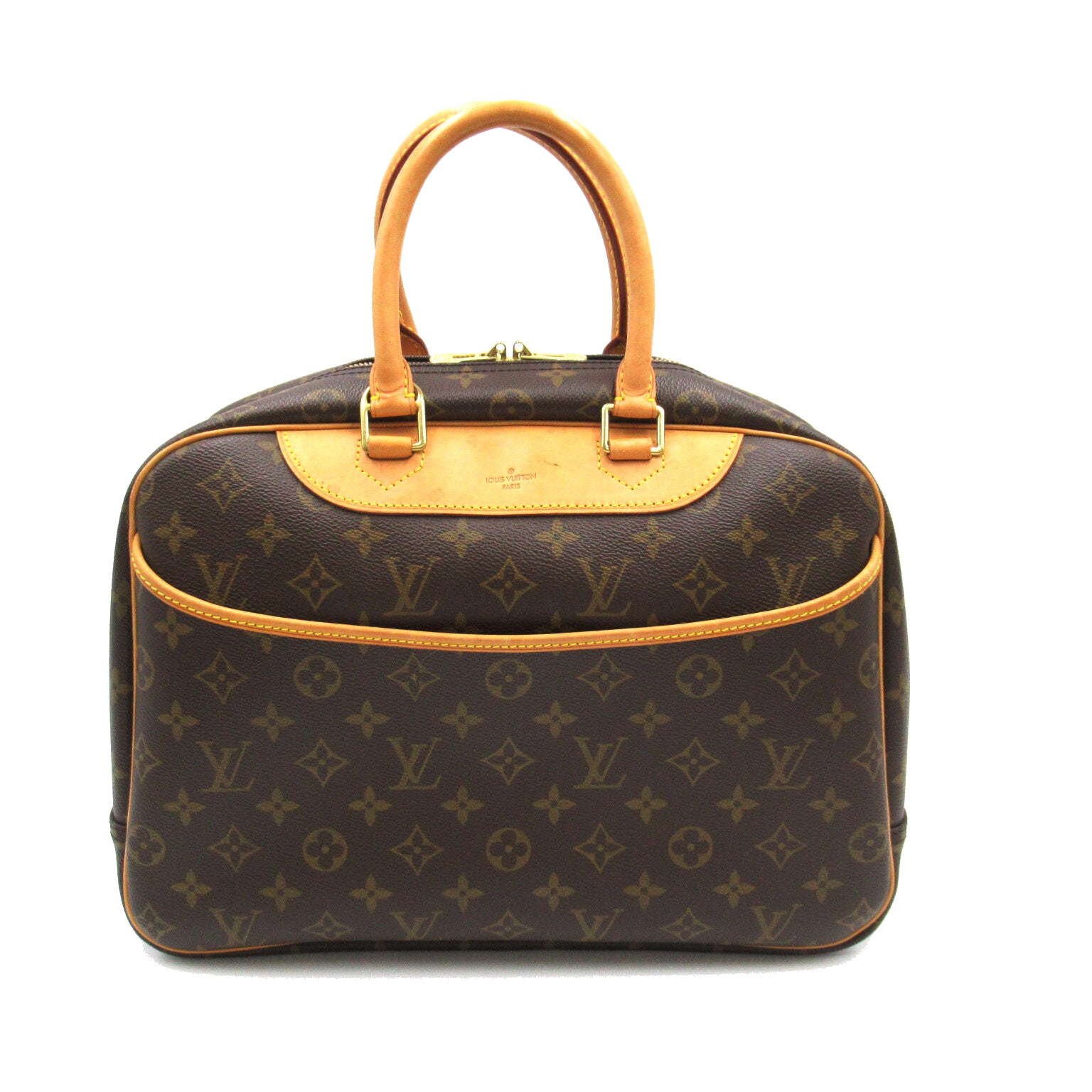 LOUIS VUITTON Monogram Deauville手挽袋啡色
