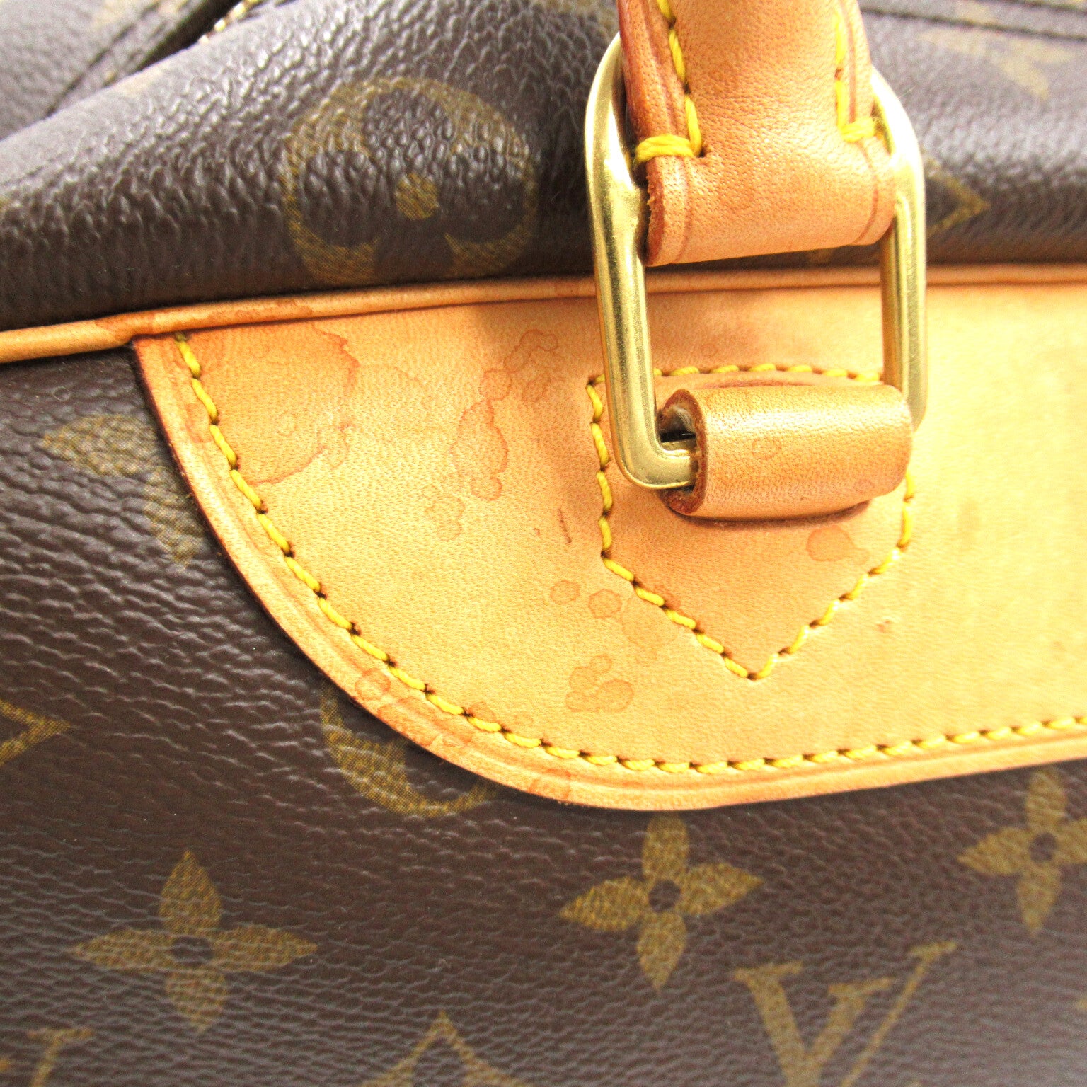 LOUIS VUITTON Monogram Deauville手挽袋啡色