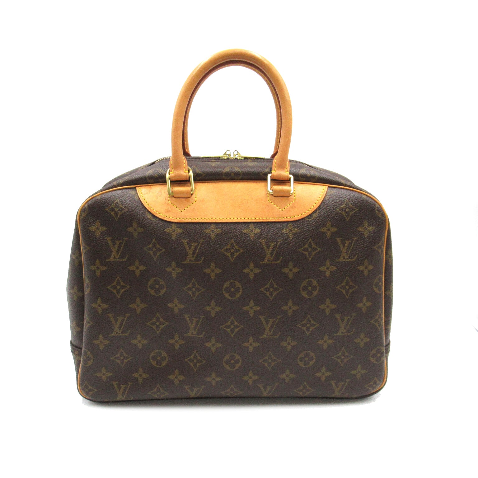 LOUIS VUITTON Monogram Deauville手挽袋啡色