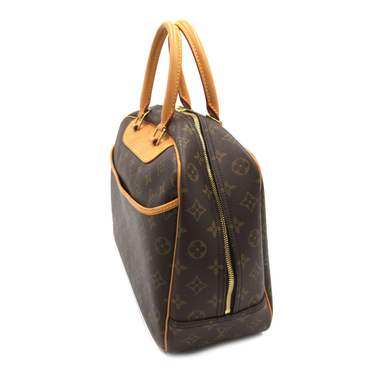 LOUIS VUITTON Monogram Deauville手挽袋啡色