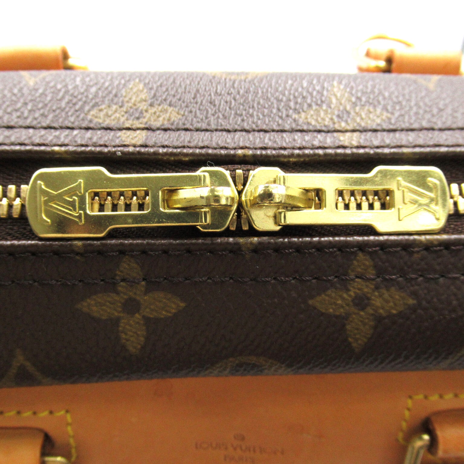 LOUIS VUITTON Monogram Deauville手挽袋啡色