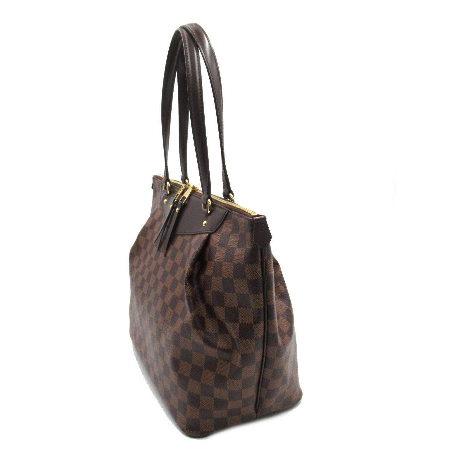 LOUIS VUITTON Damier Westminster GM金扣肩背袋啡色