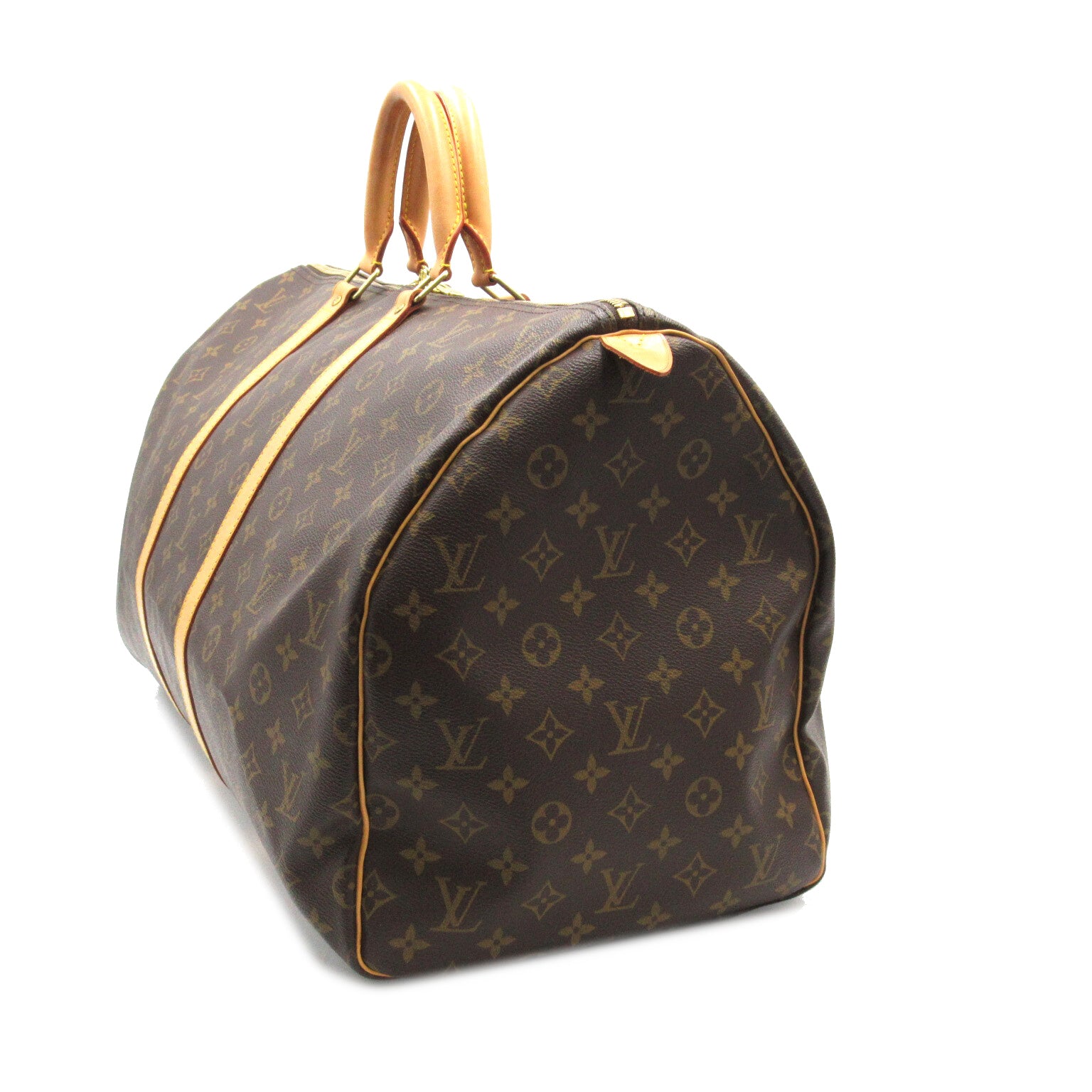 LOUIS VUITTON Monogram Keepall 55手挽袋/旅行袋啡色