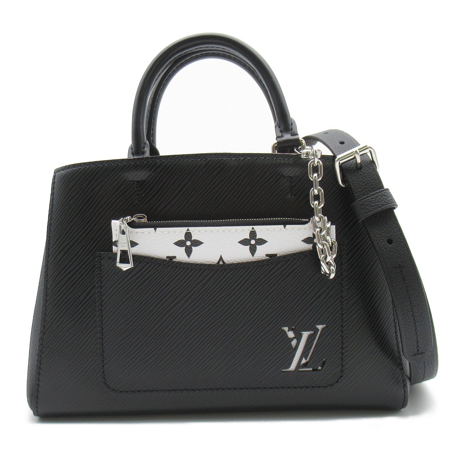 LOUIS VUITTON Epi Marelle BB手挽肩背兩用袋Noir/黑色