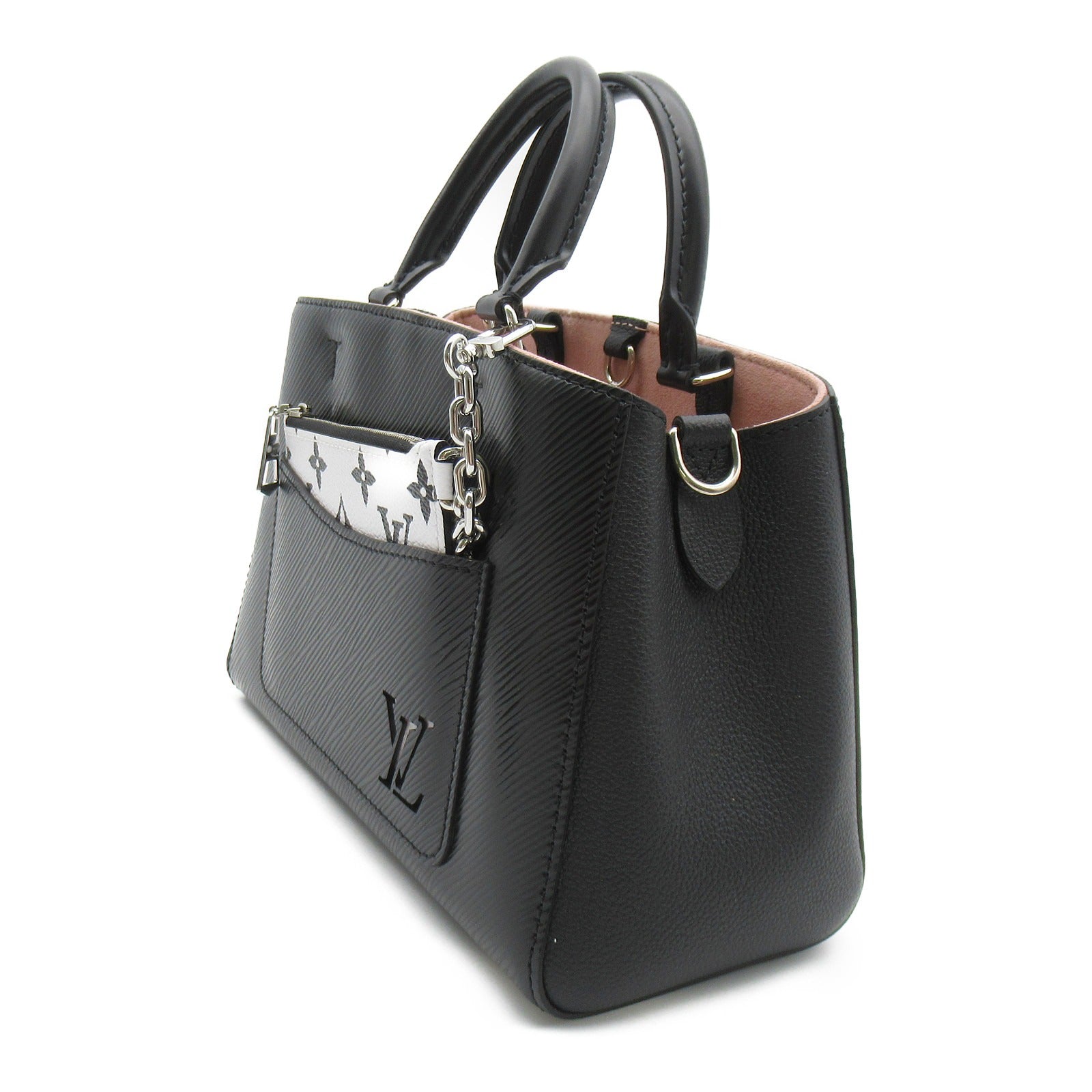 LOUIS VUITTON Epi Marelle BB手挽肩背兩用袋Noir/黑色