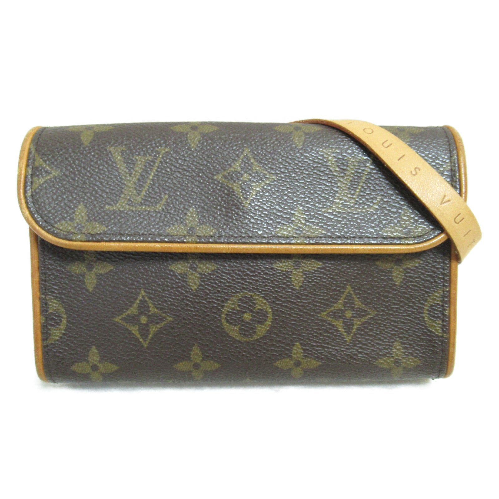 LOUIS VUITTON Monogram Pochette Florentine S腰包啡色