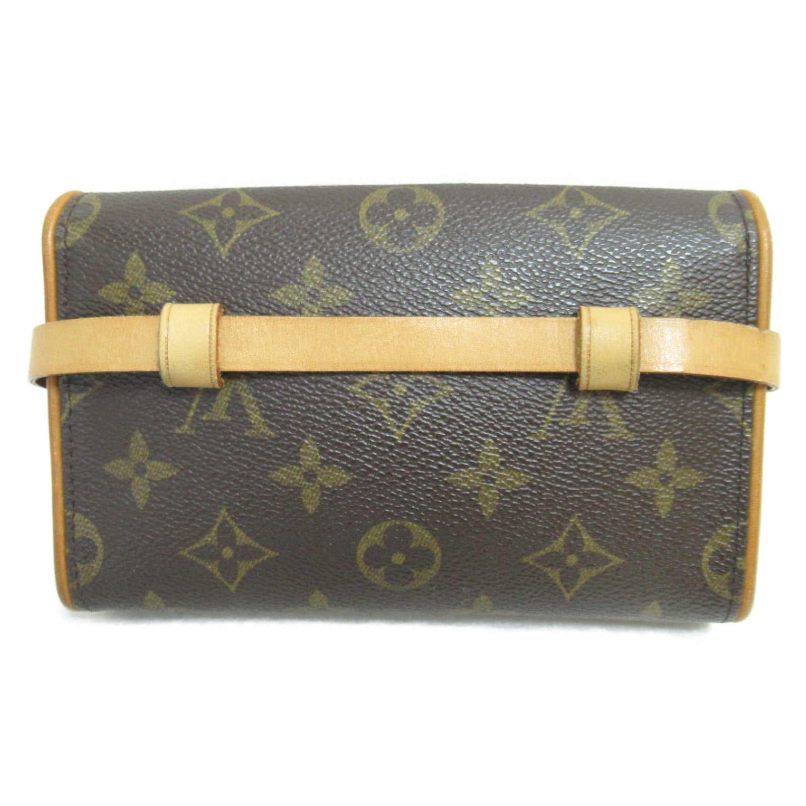 LOUIS VUITTON Monogram Pochette Florentine S腰包啡色