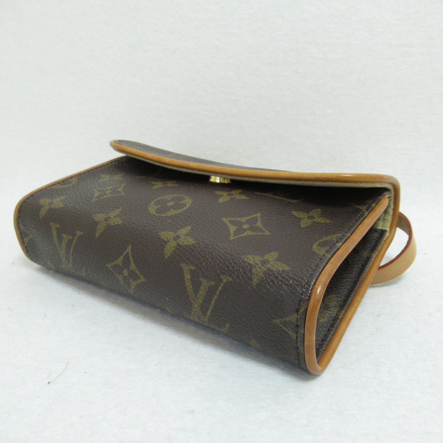 LOUIS VUITTON Monogram Pochette Florentine S腰包啡色