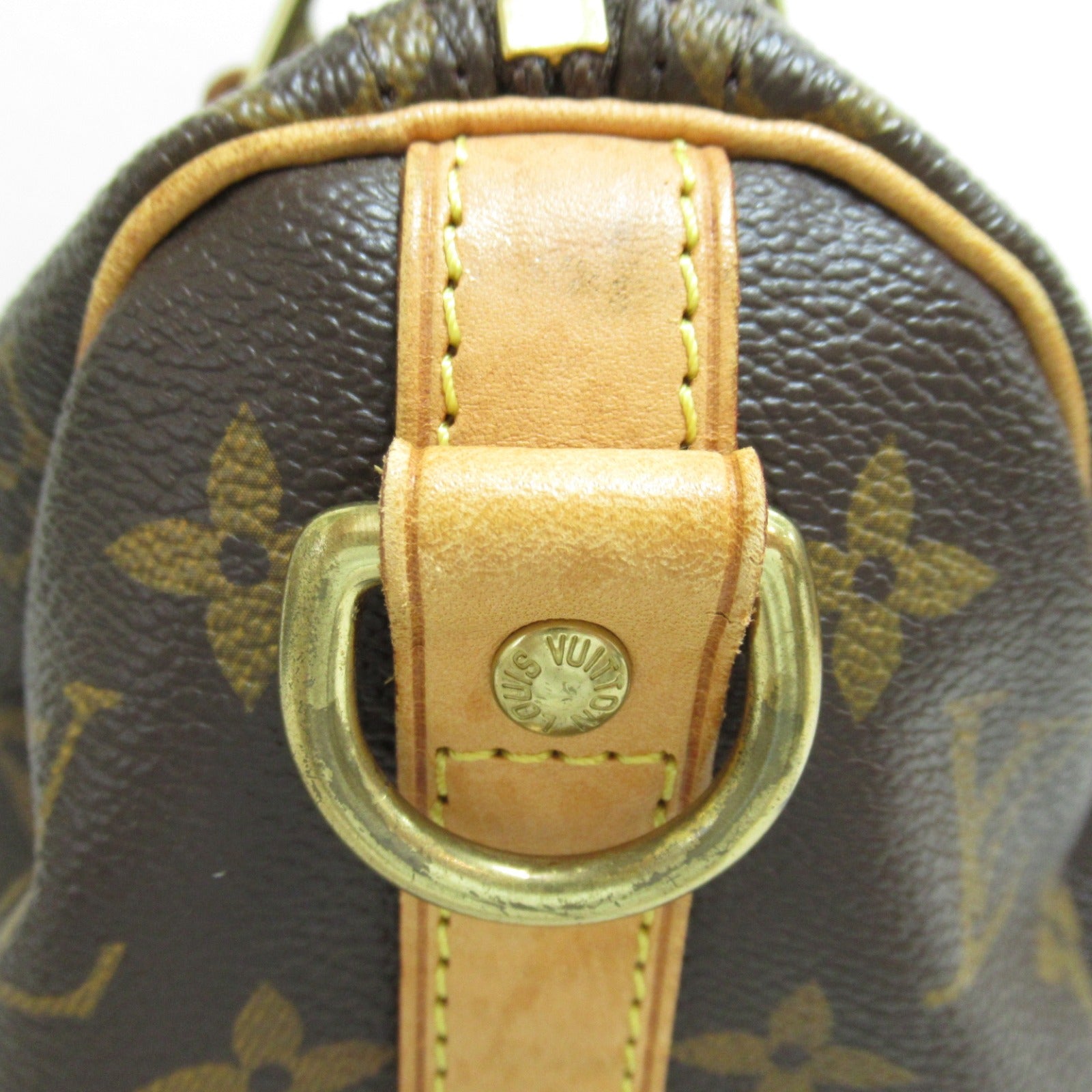 LOUIS VUITTON Monogram Speedy Bandouliere 25金扣手挽肩背兩用袋啡色