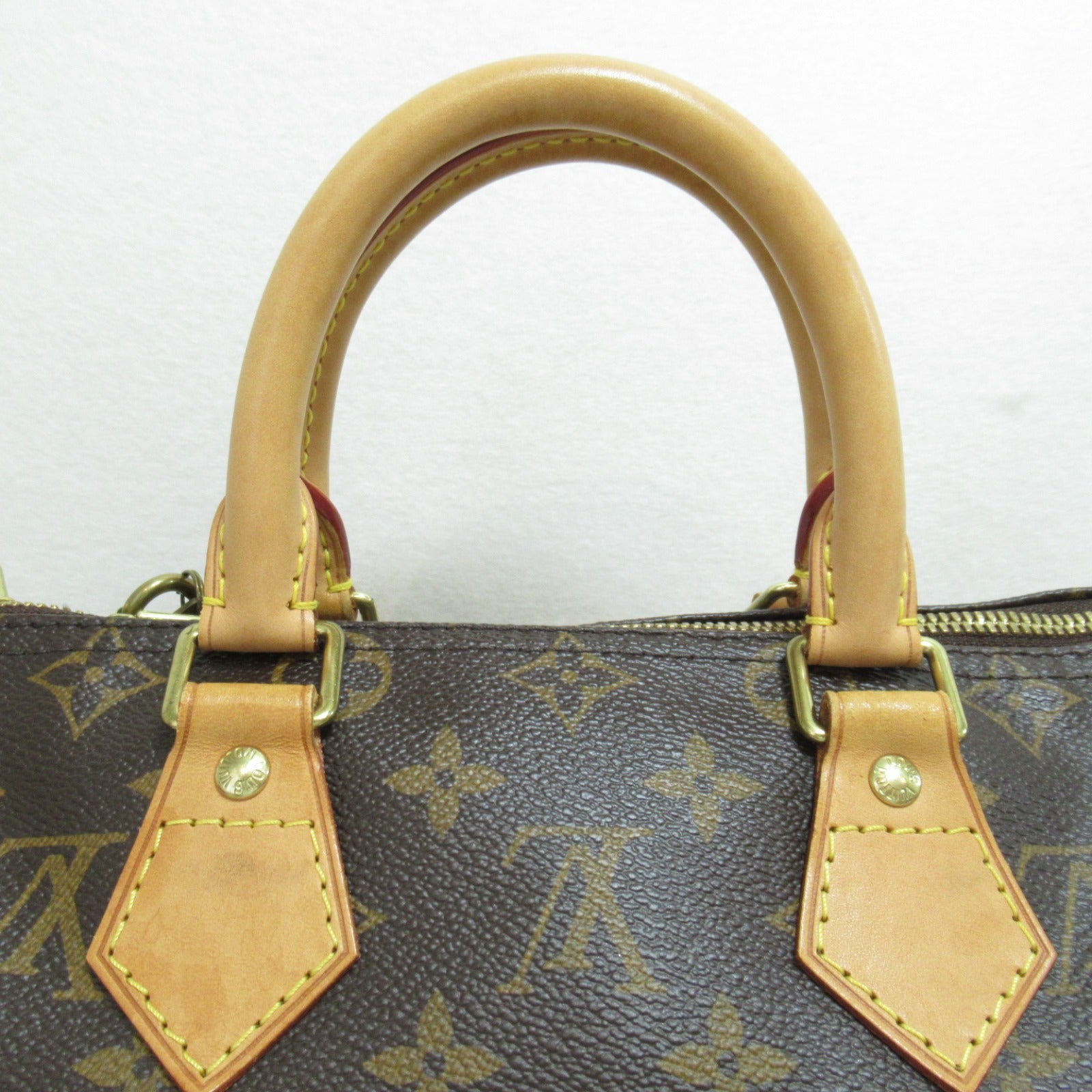 LOUIS VUITTON Monogram Speedy Bandouliere 25金扣手挽肩背兩用袋啡色