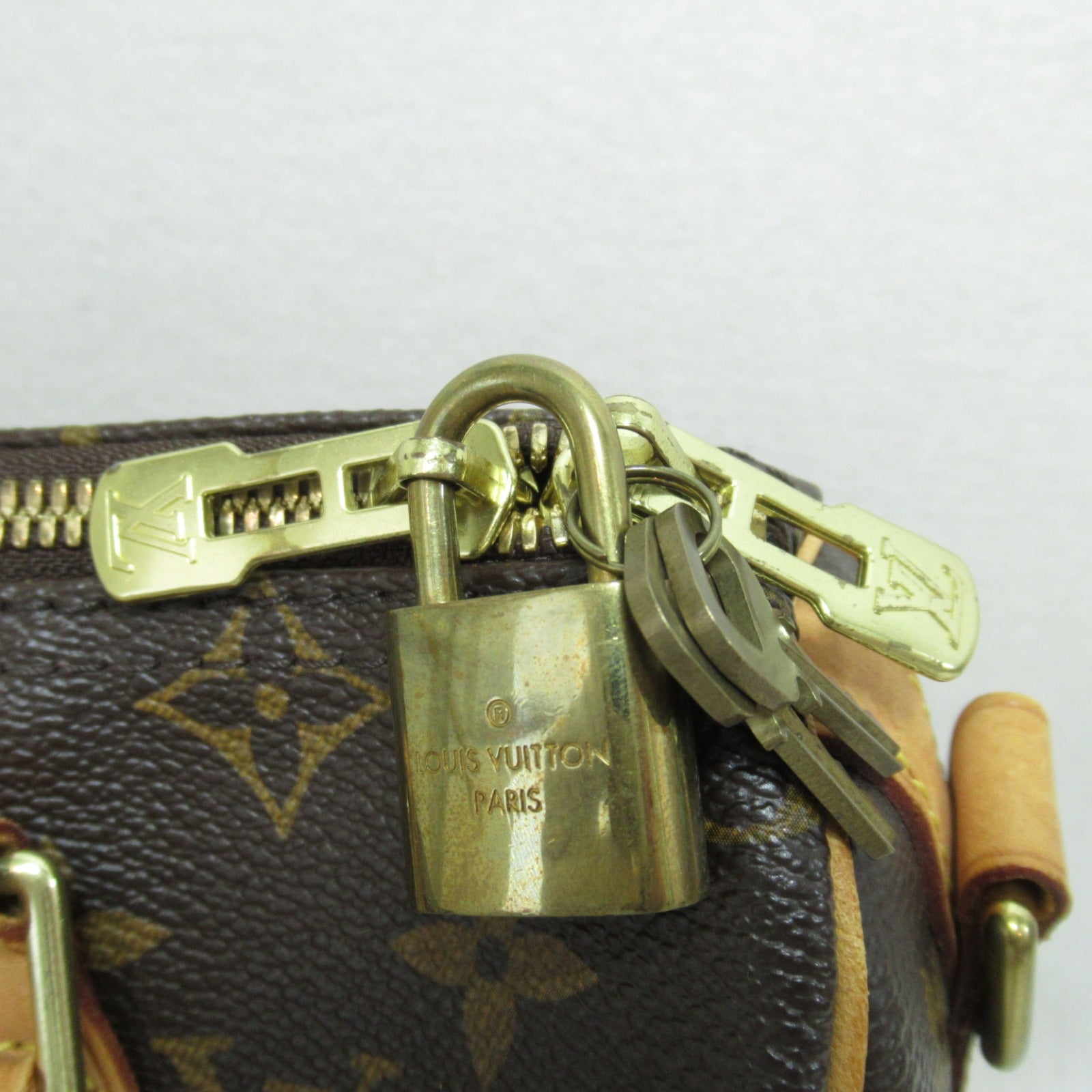 LOUIS VUITTON Monogram Speedy Bandouliere 25金扣手挽肩背兩用袋啡色