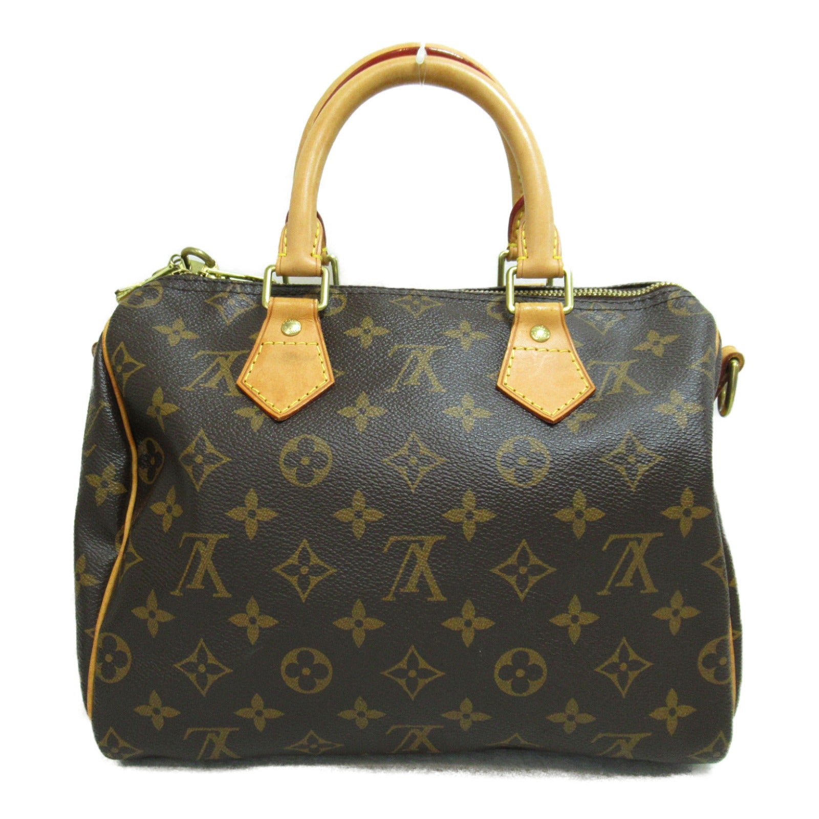 LOUIS VUITTON Monogram Speedy Bandouliere 25金扣手挽肩背兩用袋啡色