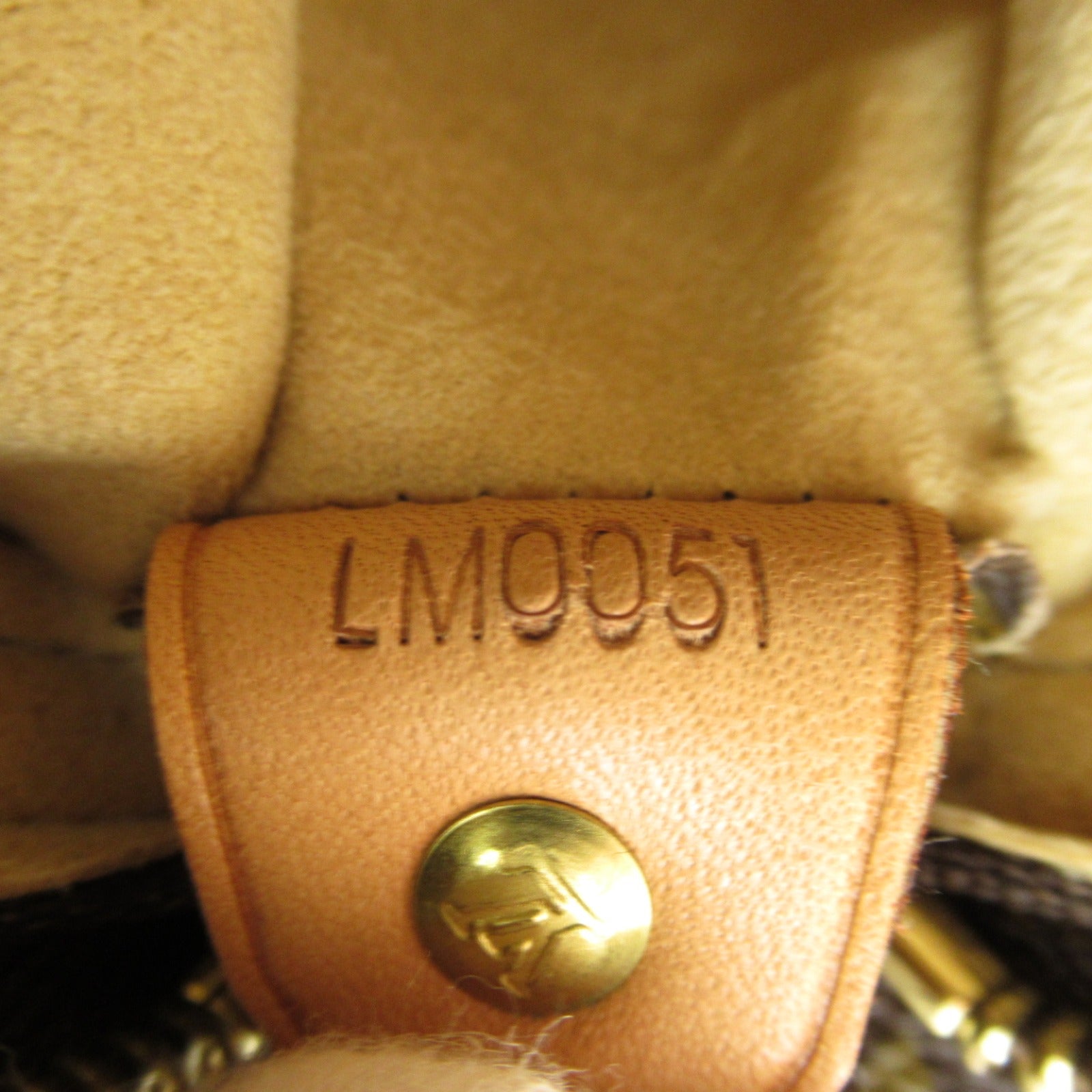 LOUIS VUITTON Monogram Looping肩背袋啡色