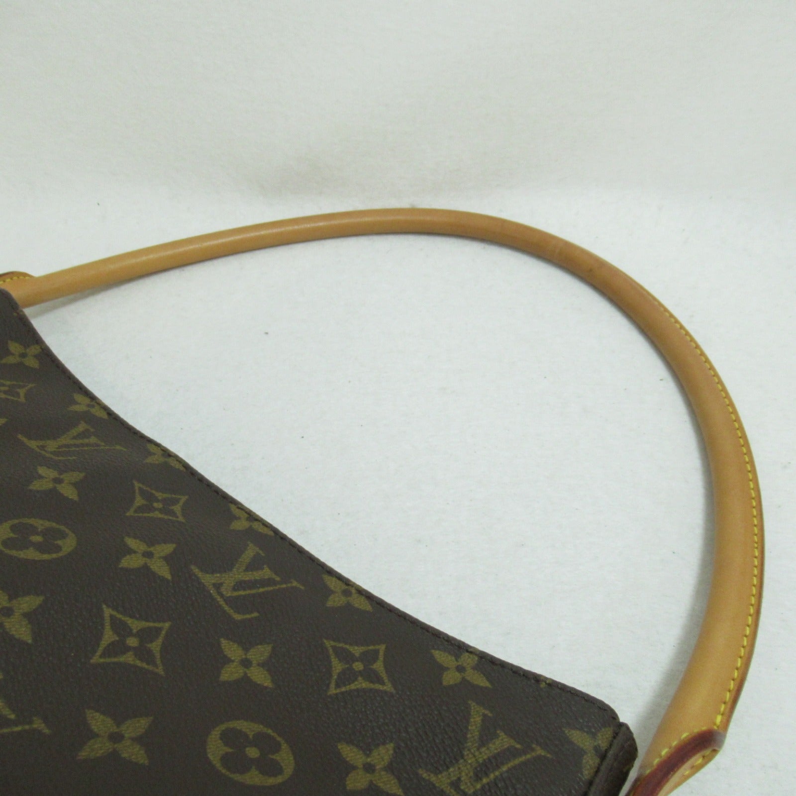 LOUIS VUITTON Monogram Looping肩背袋啡色