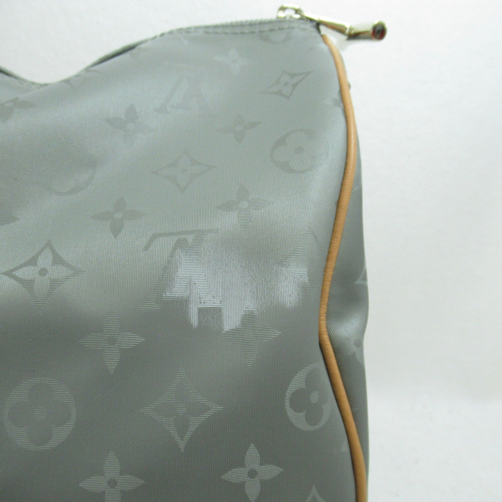 LOUIS VUITTON Monogram Titanium Keepall 50 Bandoulie手挽肩背兩用袋灰色
