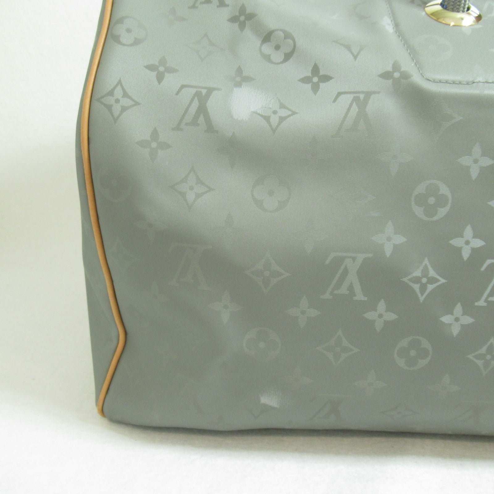 LOUIS VUITTON Monogram Titanium Keepall 50 Bandoulie手挽肩背兩用袋灰色