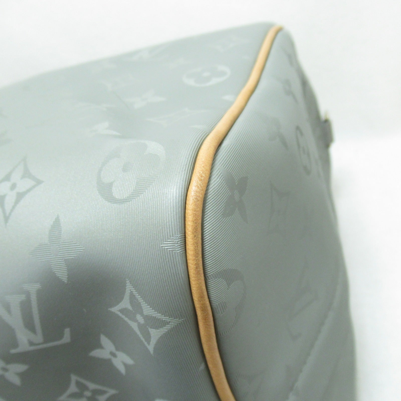 LOUIS VUITTON Monogram Titanium Keepall 50 Bandoulie手挽肩背兩用袋灰色