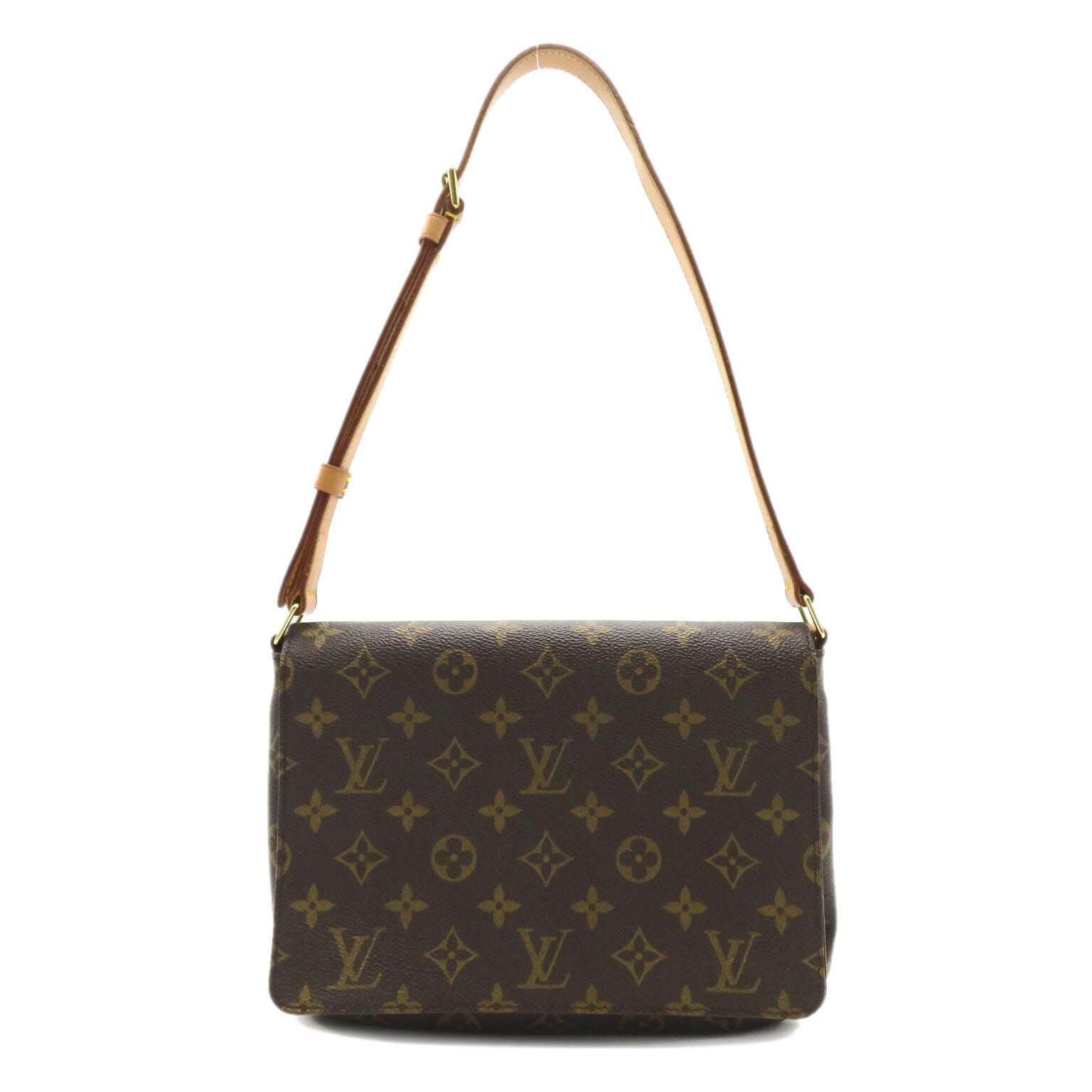 LOUIS VUITTON Monogram Musette Tango肩背袋啡色
