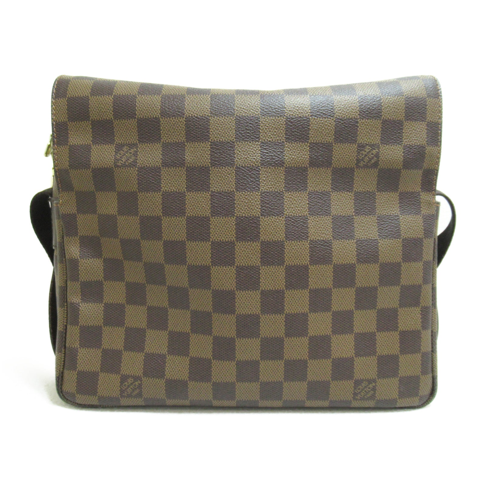 LOUIS VUITTON Damier Naviglio Shoulder Bag金扣肩背袋啡色