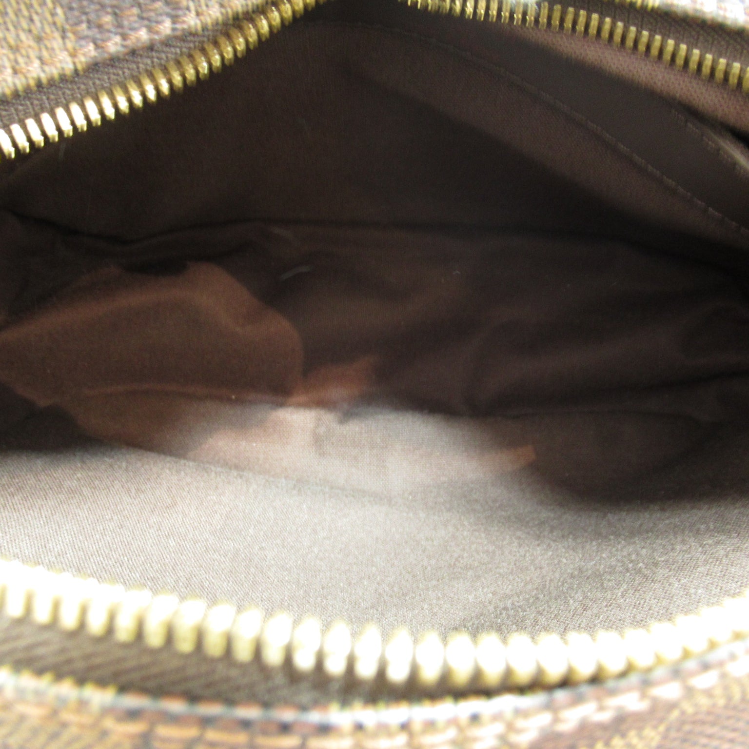 LOUIS VUITTON Damier Naviglio Shoulder Bag金扣肩背袋啡色