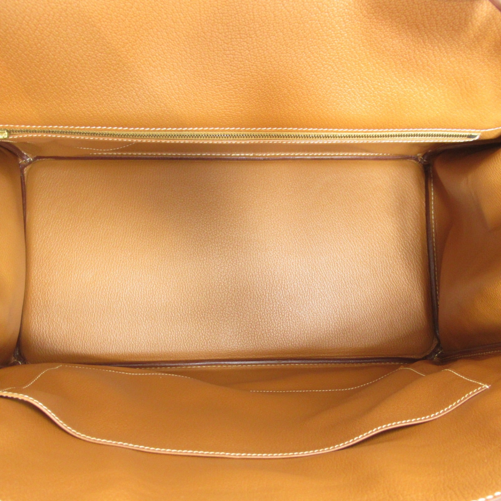 HERMES Courchevel皮革Birkin 40金扣手挽袋Gold/啡色