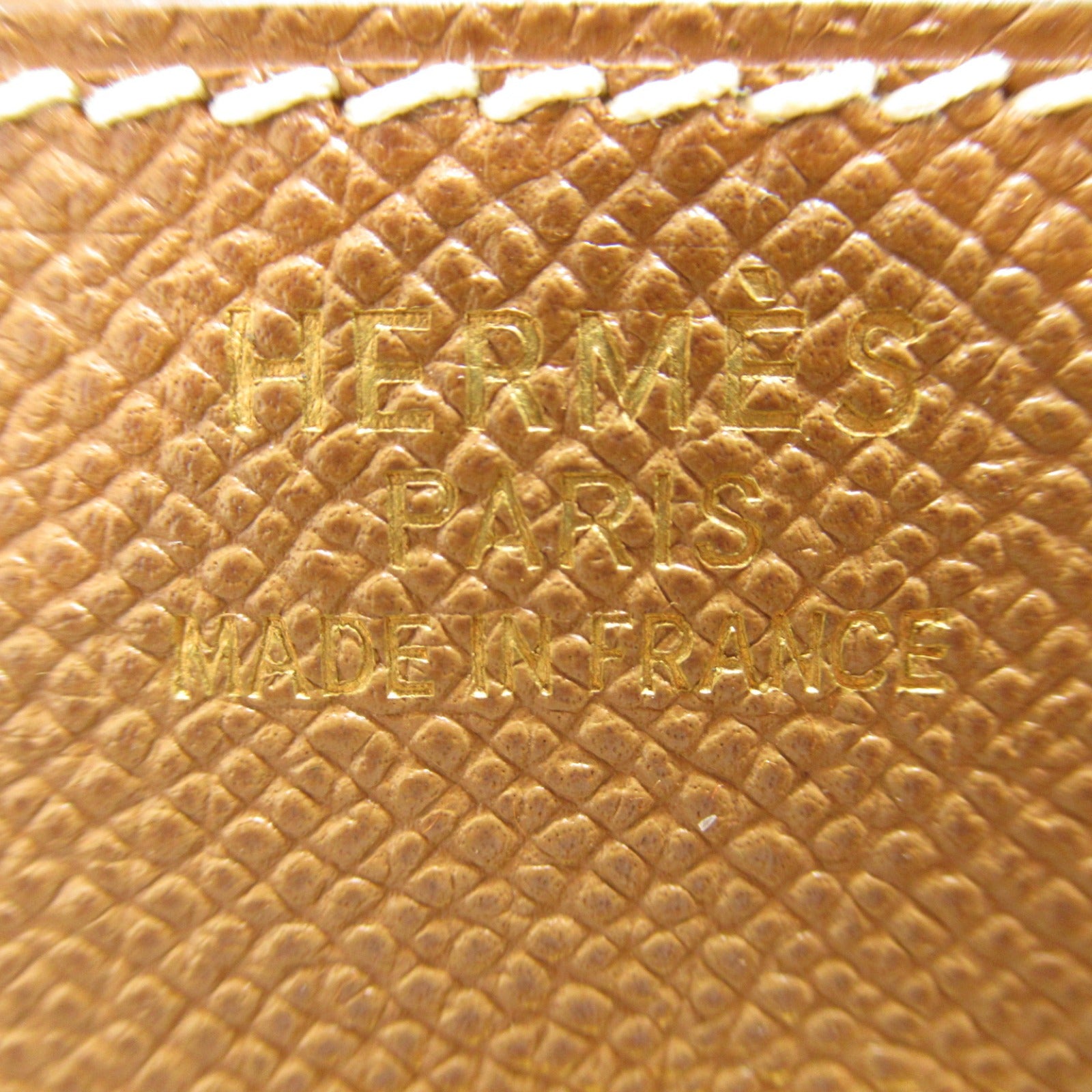 HERMES Courchevel皮革Birkin 40金扣手挽袋Gold/啡色