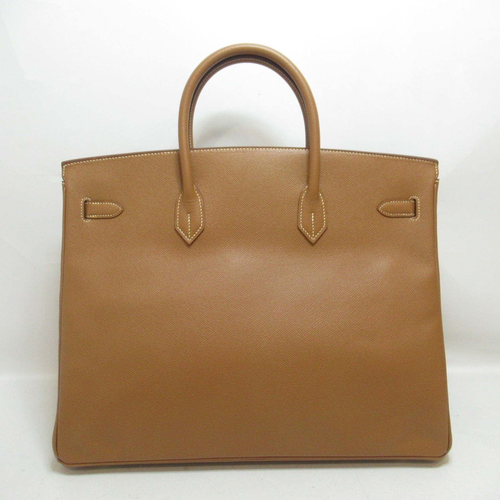 HERMES Courchevel皮革Birkin 40金扣手挽袋Gold/啡色