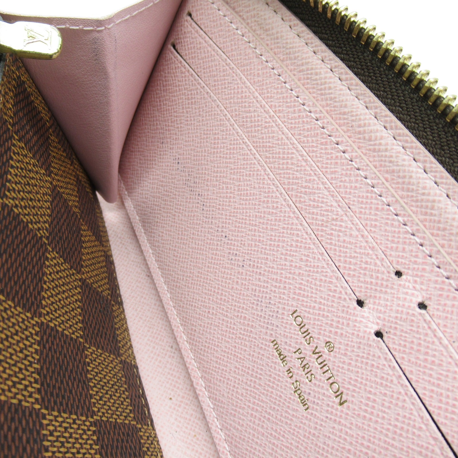 LOUIS VUITTON Damier Portefeuil Clemence长钱包啡色