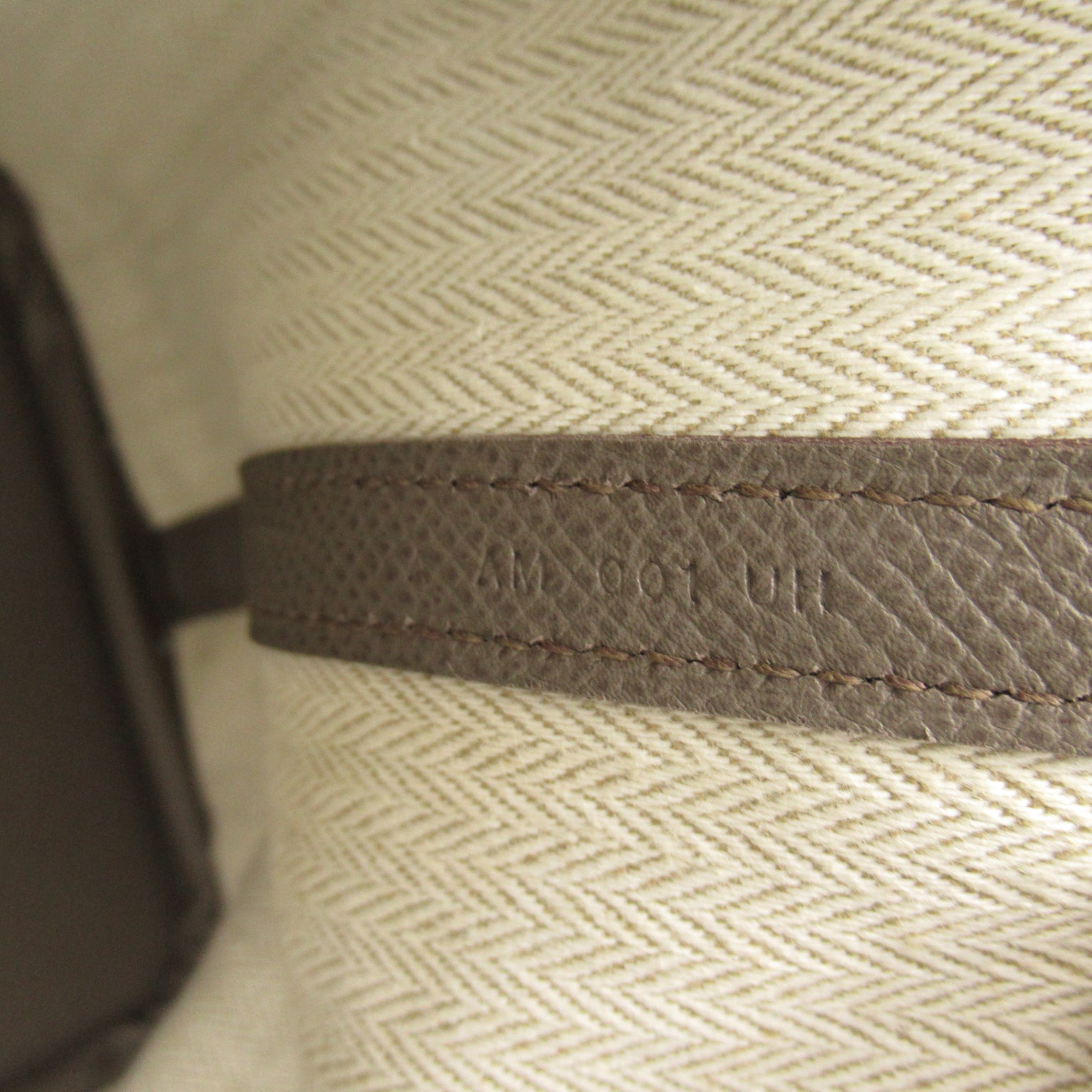 HERMES Epsom皮革Garden party 30 TPM银扣手挽袋灰色/Etain